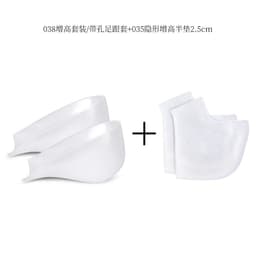 image-Invisible Half Size Heel Pad Shock-Absorbing Shoe Insoles