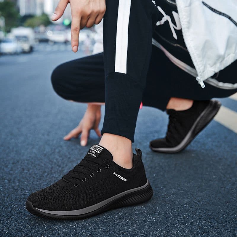 image-Men's Casual Running Shoes Breathable Mesh Sneakers Low-Top