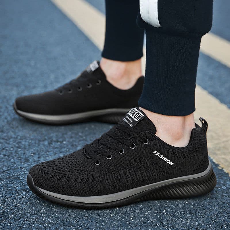 image-Men's Casual Running Shoes Breathable Mesh Sneakers Low-Top