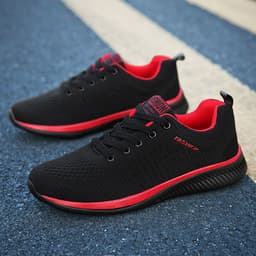 image-Men's Casual Running Shoes Breathable Mesh Sneakers Low-Top
