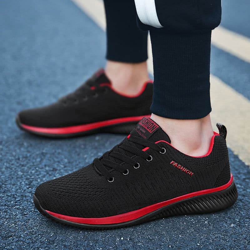 image-Men's Casual Running Shoes Breathable Mesh Sneakers Low-Top