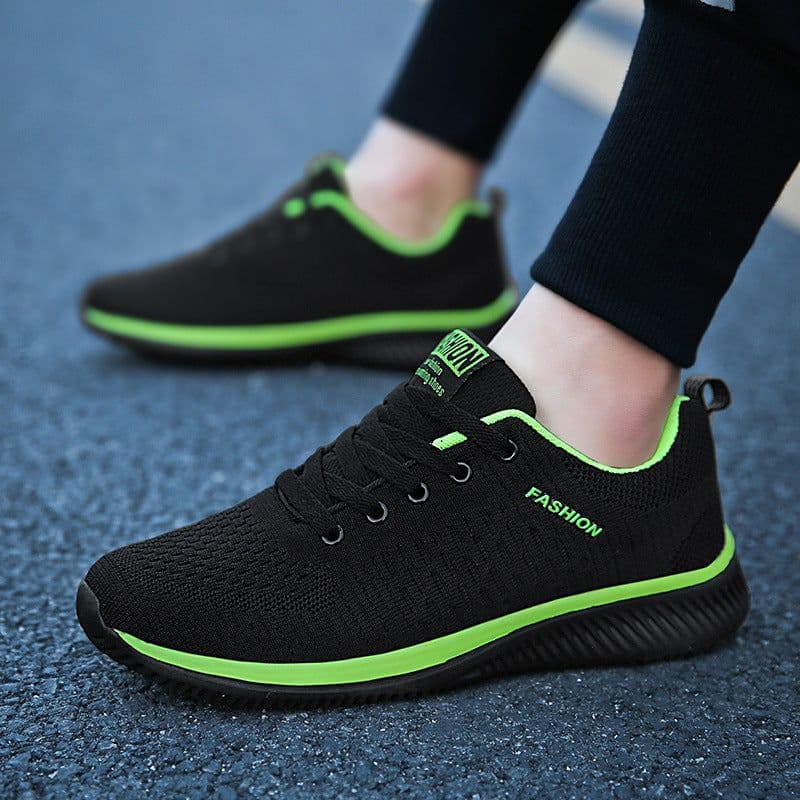 image-Men's Casual Running Shoes Breathable Mesh Sneakers Low-Top