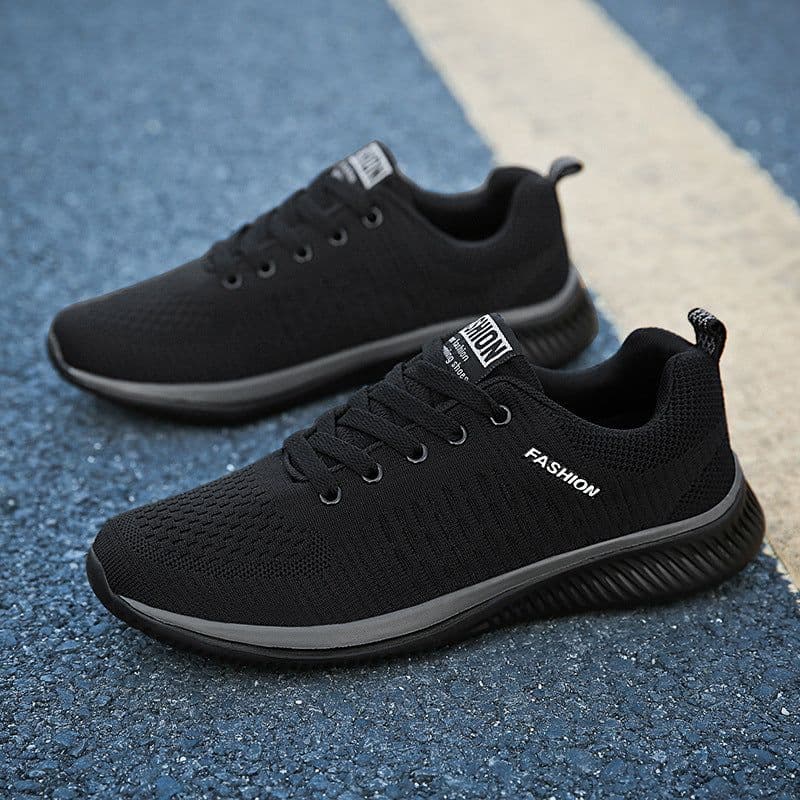 image-Men's Casual Running Shoes Breathable Mesh Sneakers Low-Top