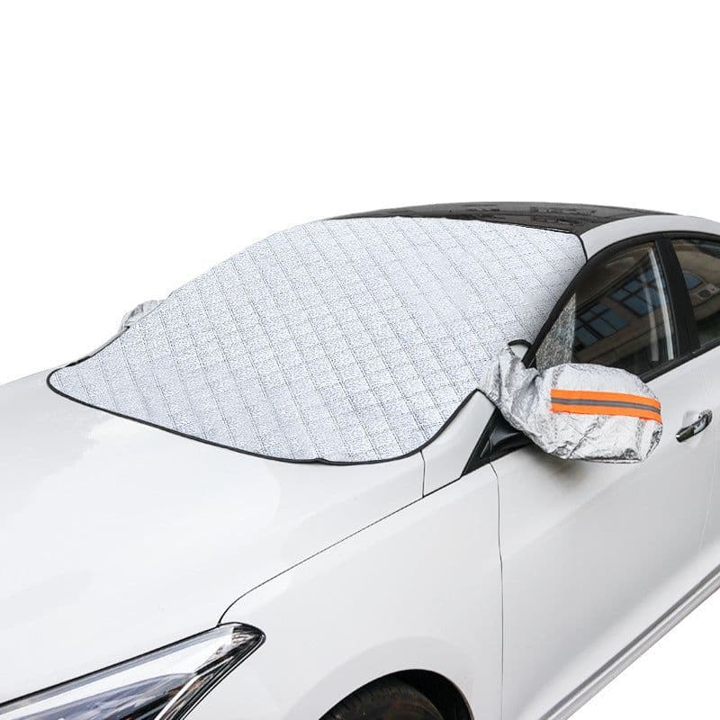 image-Car Windshield Snow Cover Magnetic Sunshade Winter Frost Protection