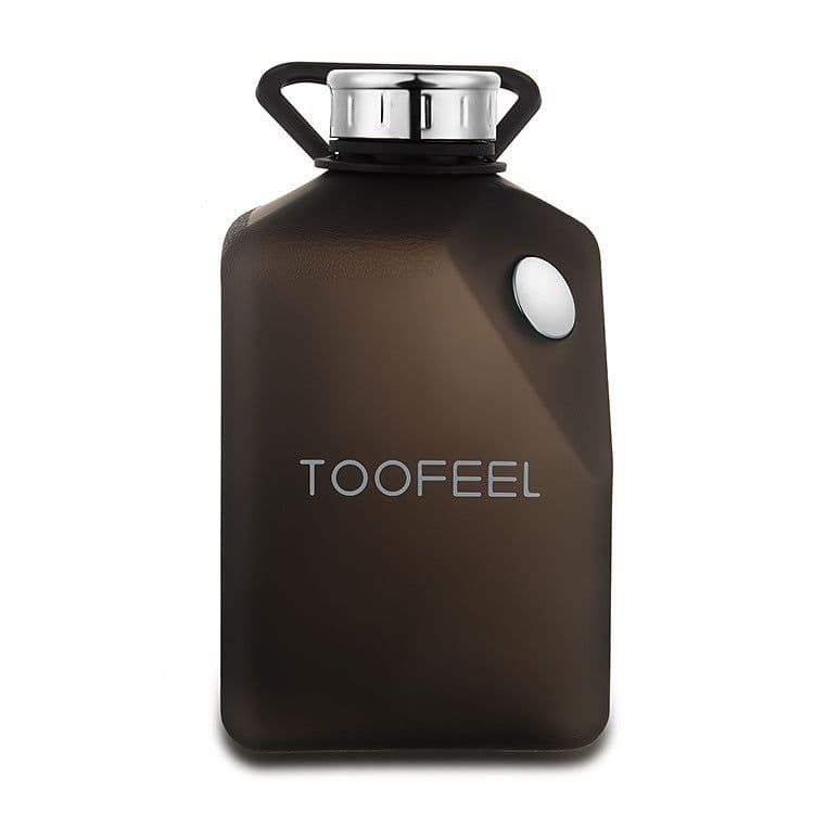 image-Tofeel 2.5L Sports Water Bottle with Phone Holder Black Plastic