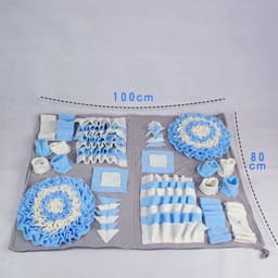image-Pet Dog Sniffing Mat Training Blanket Bite-Resistant Polyester