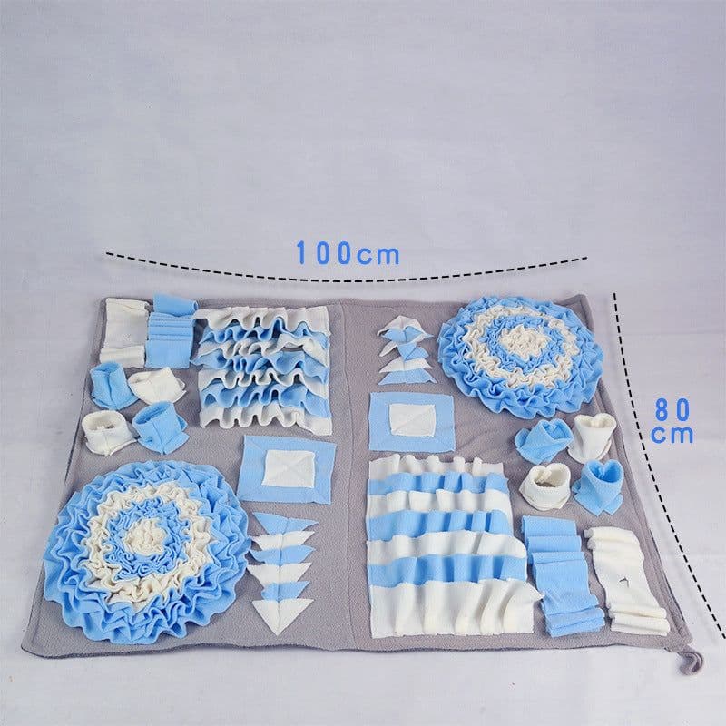 image-Pet Dog Sniffing Mat Training Blanket Bite-Resistant Polyester