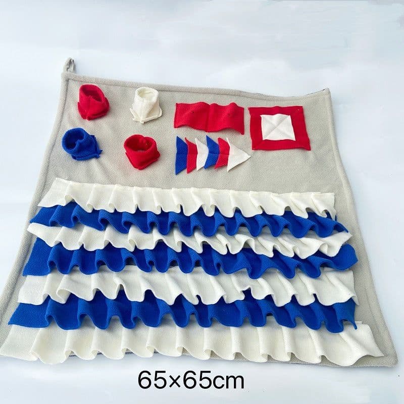 image-Pet Dog Sniffing Mat Training Blanket Bite-Resistant Polyester