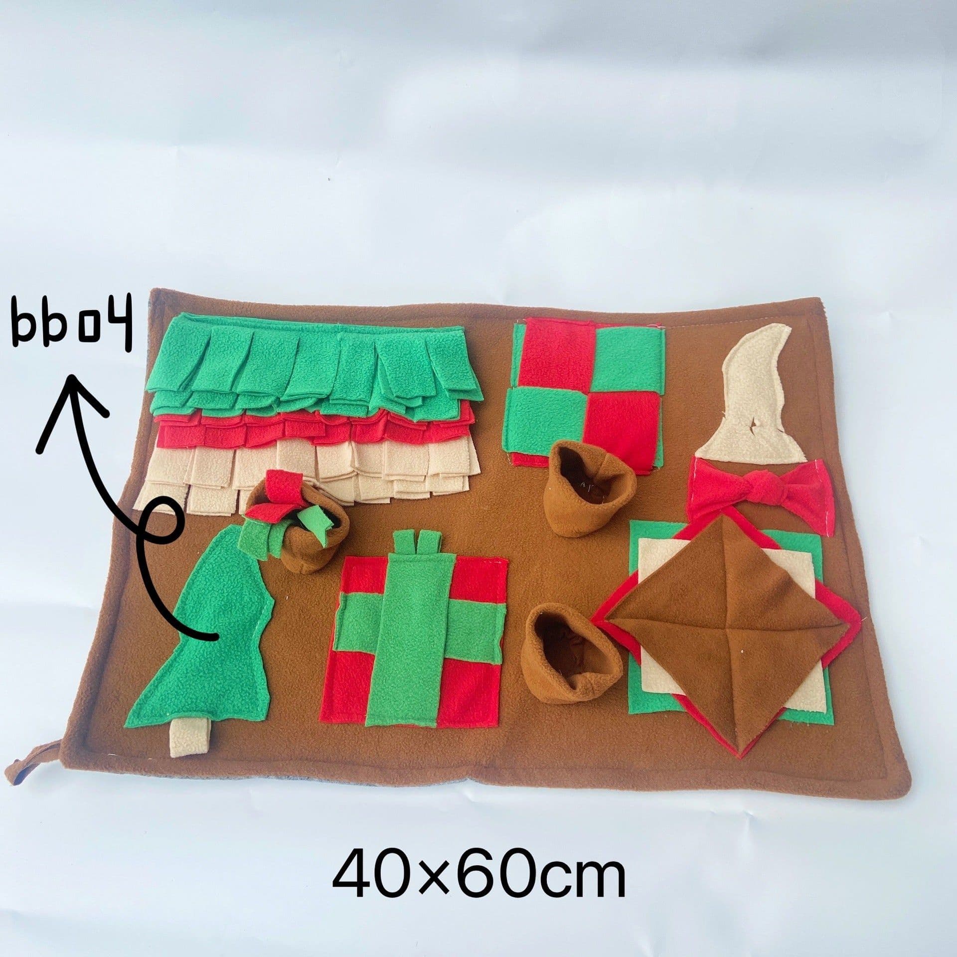 image-Pet Dog Sniffing Mat Training Blanket Bite-Resistant Polyester