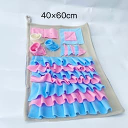 image-Pet Dog Sniffing Mat Training Blanket Bite-Resistant Polyester