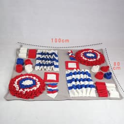 image-Pet Dog Sniffing Mat Training Blanket Bite-Resistant Polyester