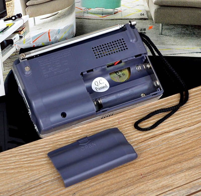 image-INDIN Portable AM/FM Radio BC-R21 Mini Stereo Pointer Tuning