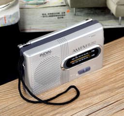 image-INDIN Portable AM/FM Radio BC-R21 Mini Stereo Pointer Tuning
