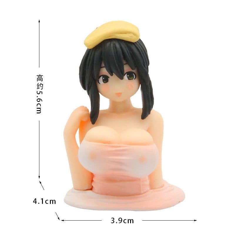 image-Sakuragi PVC Kanako Figure Car Dashboard Decoration 5.6cm