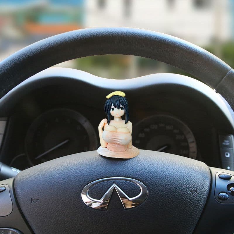 image-Sakuragi PVC Kanako Figure Car Dashboard Decoration 5.6cm