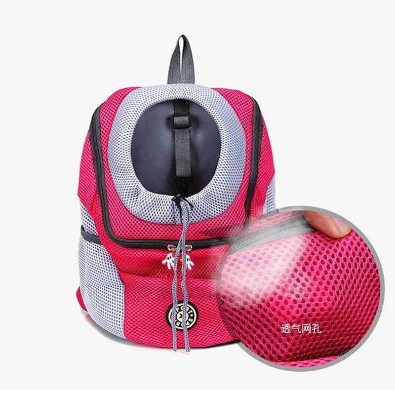image-SOCUTE Pet Carrier Backpack Breathable Mesh Dog Cat Bag Portable