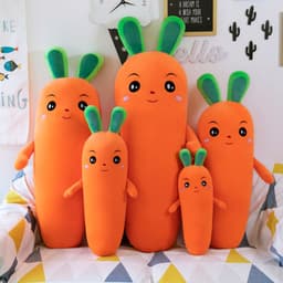 image-Down Cotton Carrot Plush Toy Pillow Doll 130cm