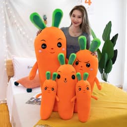 image-Down Cotton Carrot Plush Toy Pillow Doll 130cm