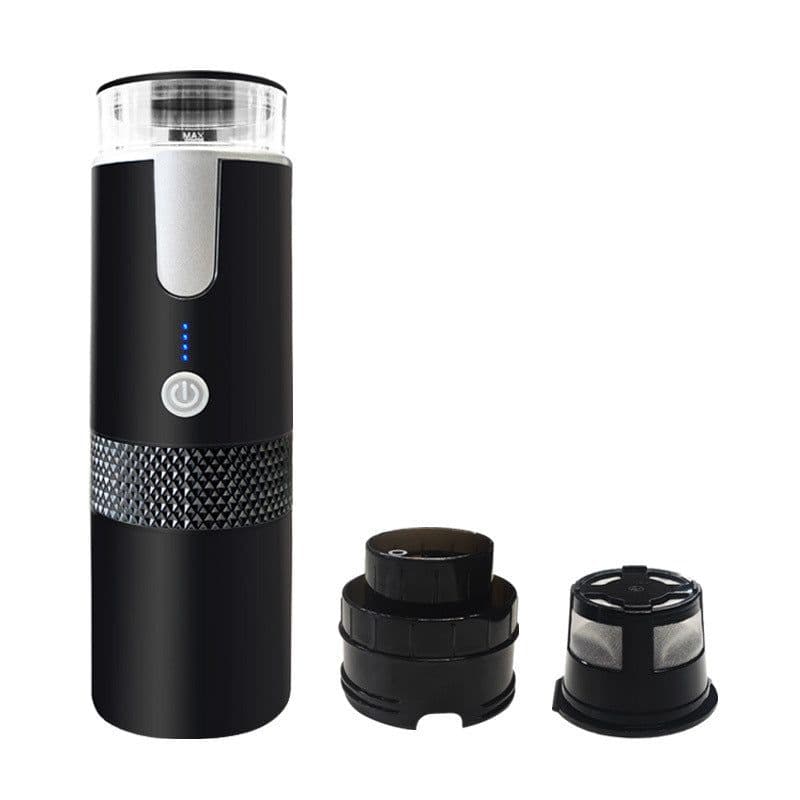 image-Portable Wireless Electric Coffee Machine with Capsule and Powder Support