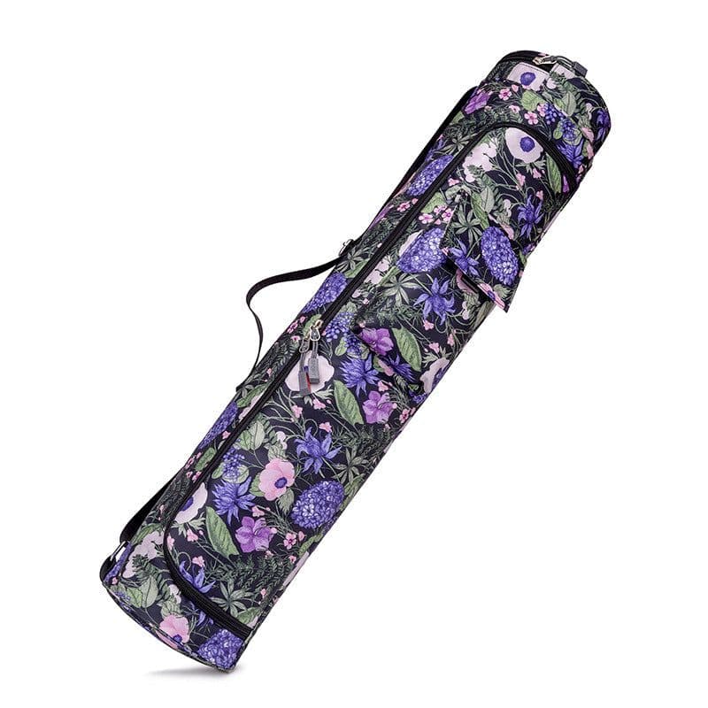 image-Yoga Mat Bag Canvas Shoulder Backpack Large Capacity Storage