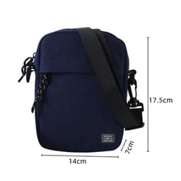 image-Mikanu Men's Shoulder Messenger Bag Oxford Cloth Crossbody Satchel