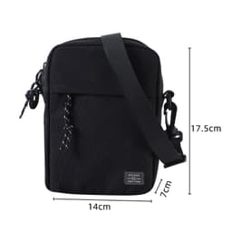 image-Mikanu Men's Shoulder Messenger Bag Oxford Cloth Crossbody Satchel