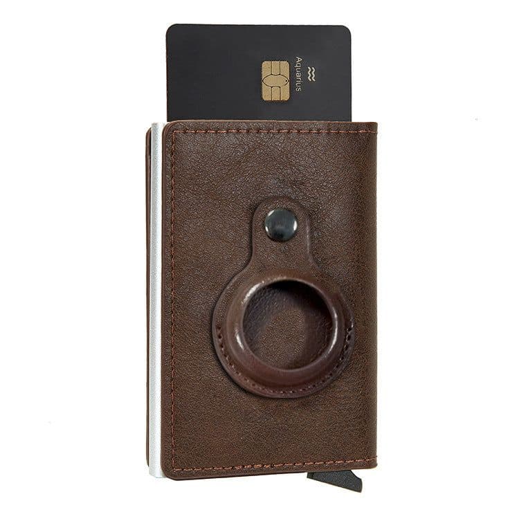 image-Amazon WISH RFID Card Holder Wallet with AirTag Pocket for Men