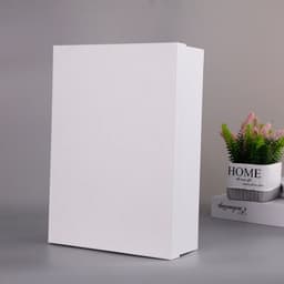 image-Murphy Rectangular Gift Box with Lid 34.8x24.8x10cm White Cardboard