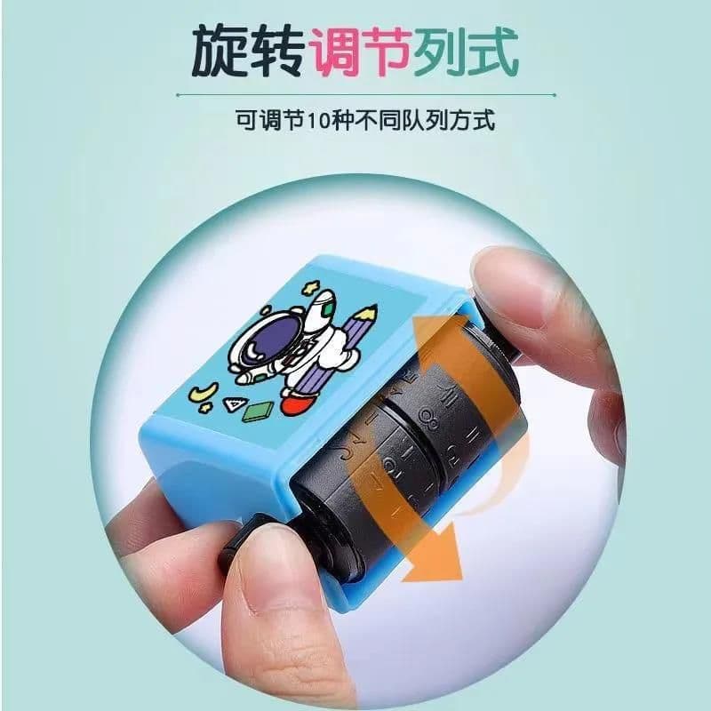 image-Math Rolling Stamp for Primary School Students Addition Subtraction Practice