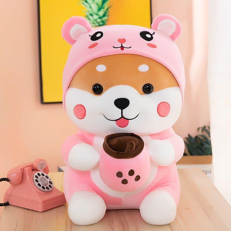 image-Shiba Inu Plush Toy Doll Pillow Hug Cushion Gift