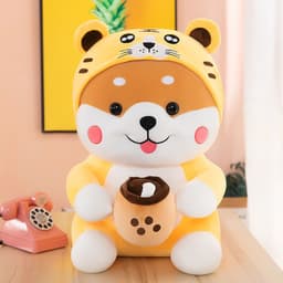 image-Shiba Inu Plush Toy Doll Pillow Hug Cushion Gift