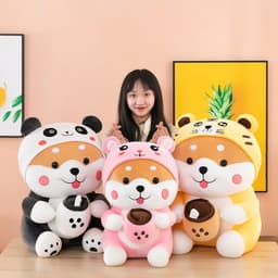 image-Shiba Inu Plush Toy Doll Pillow Hug Cushion Gift