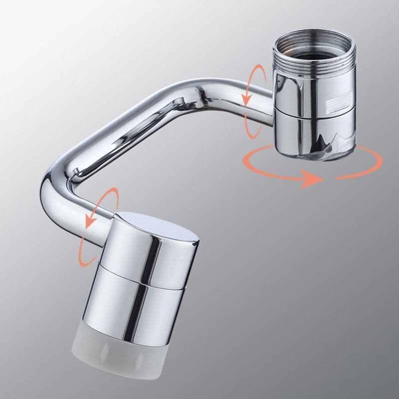 image-Copper Basin Faucet Aerator Extender with Splash-proof Head