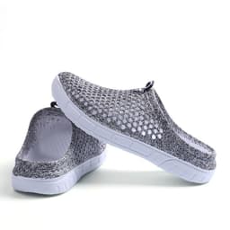image-Women's Hollow Breathable Beach Clogs Summer Flat Slip-On Sandals