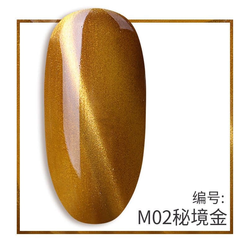 image-Yu Linna Gel Nail Polish Set - Cat's Eye Phototherapy Collection