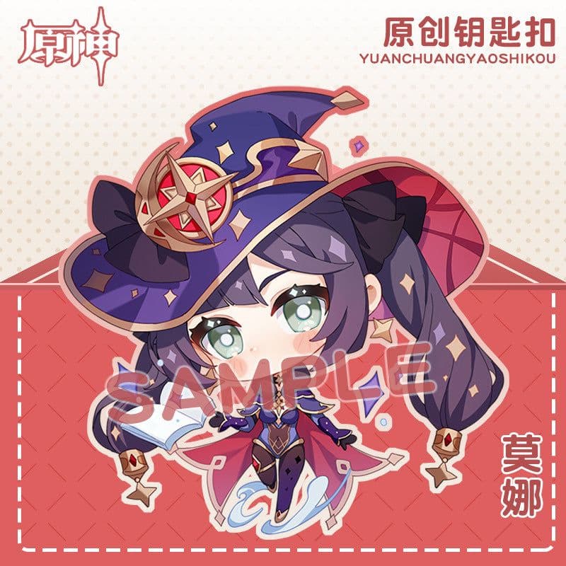 image-Genshin Impact Acrylic Keychain Characters Collection