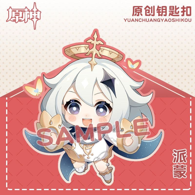 image-Genshin Impact Acrylic Keychain Characters Collection