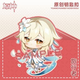 image-Genshin Impact Acrylic Keychain Characters Collection
