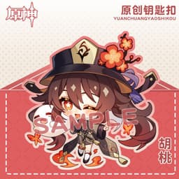 image-Genshin Impact Acrylic Keychain Characters Collection