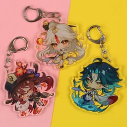 image-Genshin Impact Acrylic Keychain Characters Collection