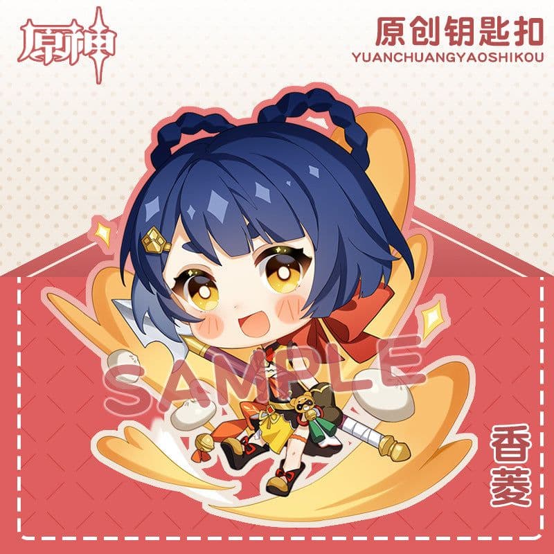 image-Genshin Impact Acrylic Keychain Characters Collection