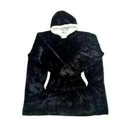 image-Unisex Hooded Fleece Blanket Hoodie - Solid Color Outdoor Leisure