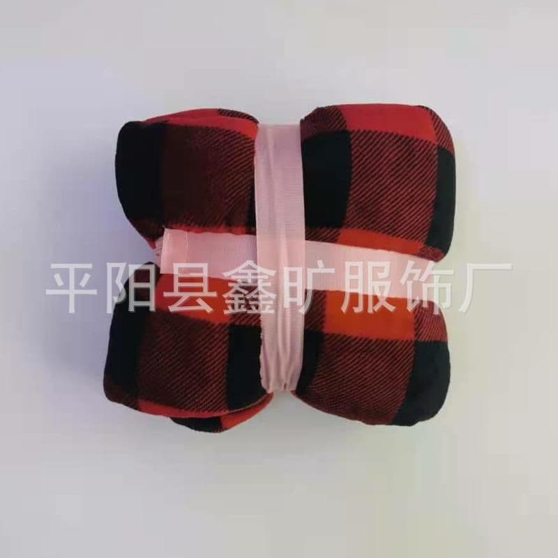 image-Unisex Hooded Fleece Blanket Hoodie - Solid Color Outdoor Leisure