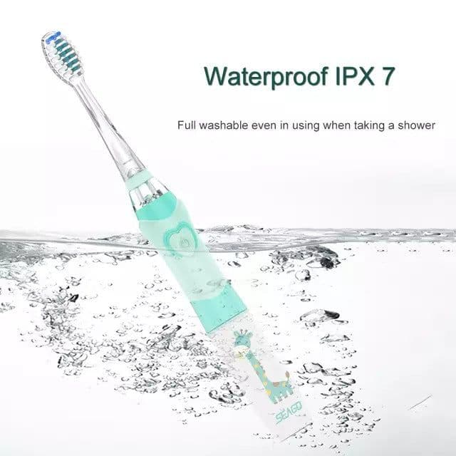 image-Sonic Vibration Children Cartoon Electric Toothbrush