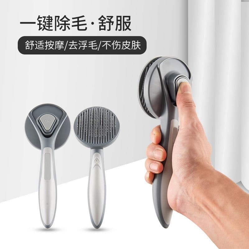 image-Pet Self-Cleaning Slicker Brush for Cats and Dogs
