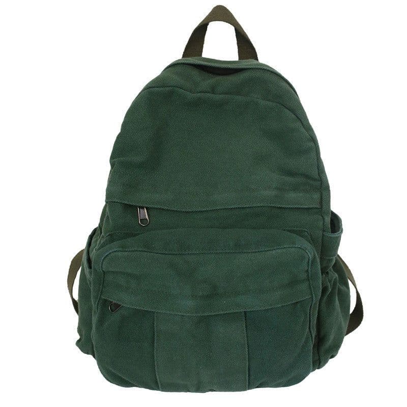 image-Canvas Travel Backpack 20-35L Unisex Rucksack with Computer Pocket
