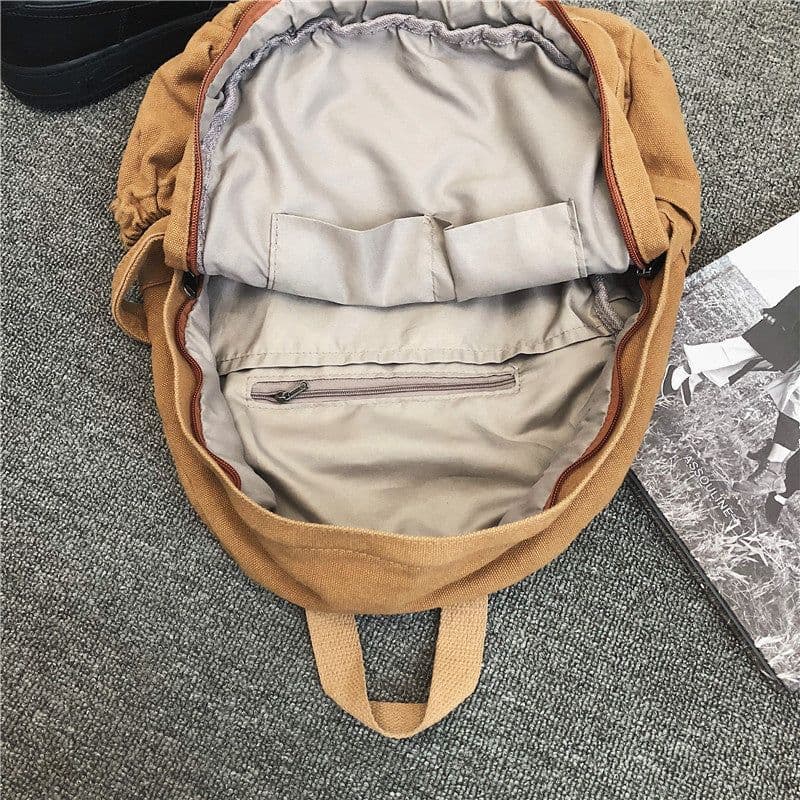 image-Canvas Travel Backpack 20-35L Unisex Rucksack with Computer Pocket