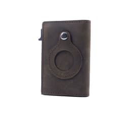 image-Automatic Pop-Up Leather Card Wallet Anti-Magnetic RFID Blocking