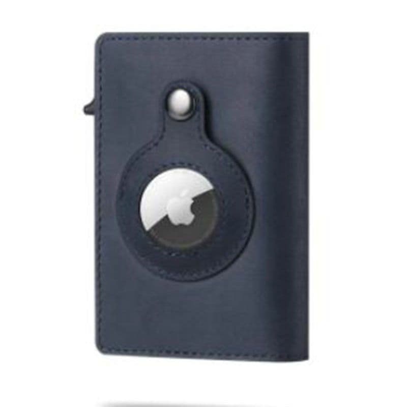 image-Automatic Pop-Up Leather Card Wallet Anti-Magnetic RFID Blocking