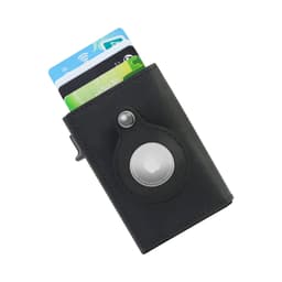 image-Automatic Pop-Up Leather Card Wallet Anti-Magnetic RFID Blocking